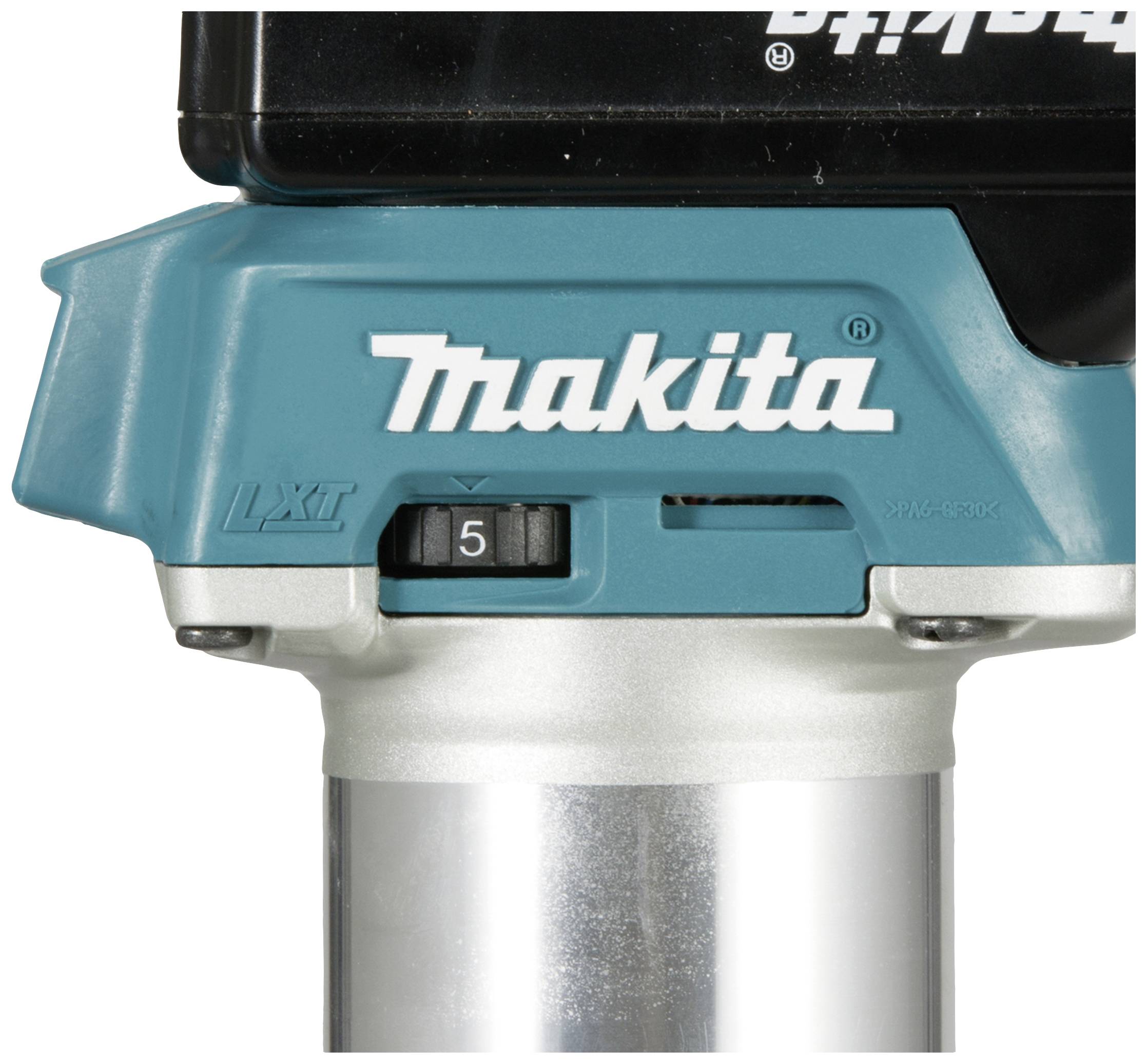 Visseuse sans fil en gros plan, affichant le niveau de vitesse 5 et le logo Makita.