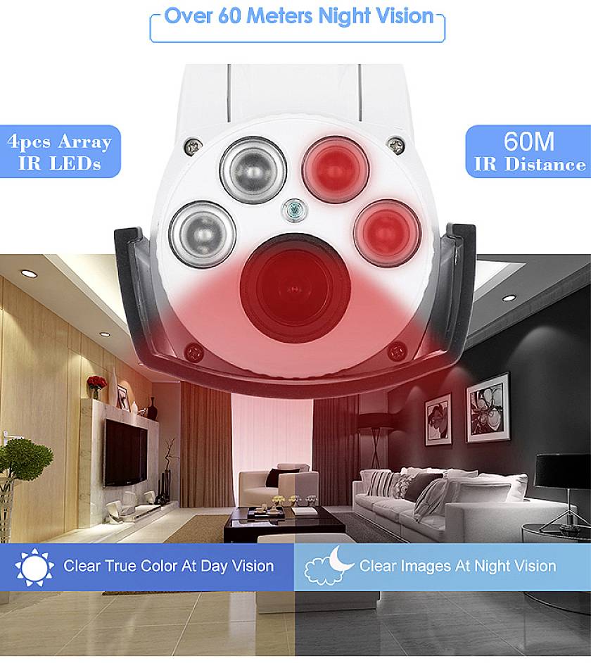 PTZ50CW B & S Technology Ethernet, Wi-Fi IP Caméra de surveillance 2560 x 1920 pixels