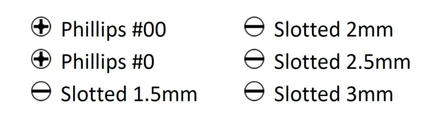 Pomona Electronics ESDSET6 antistatique (ESD) Jeu de tournevis 6 pièces