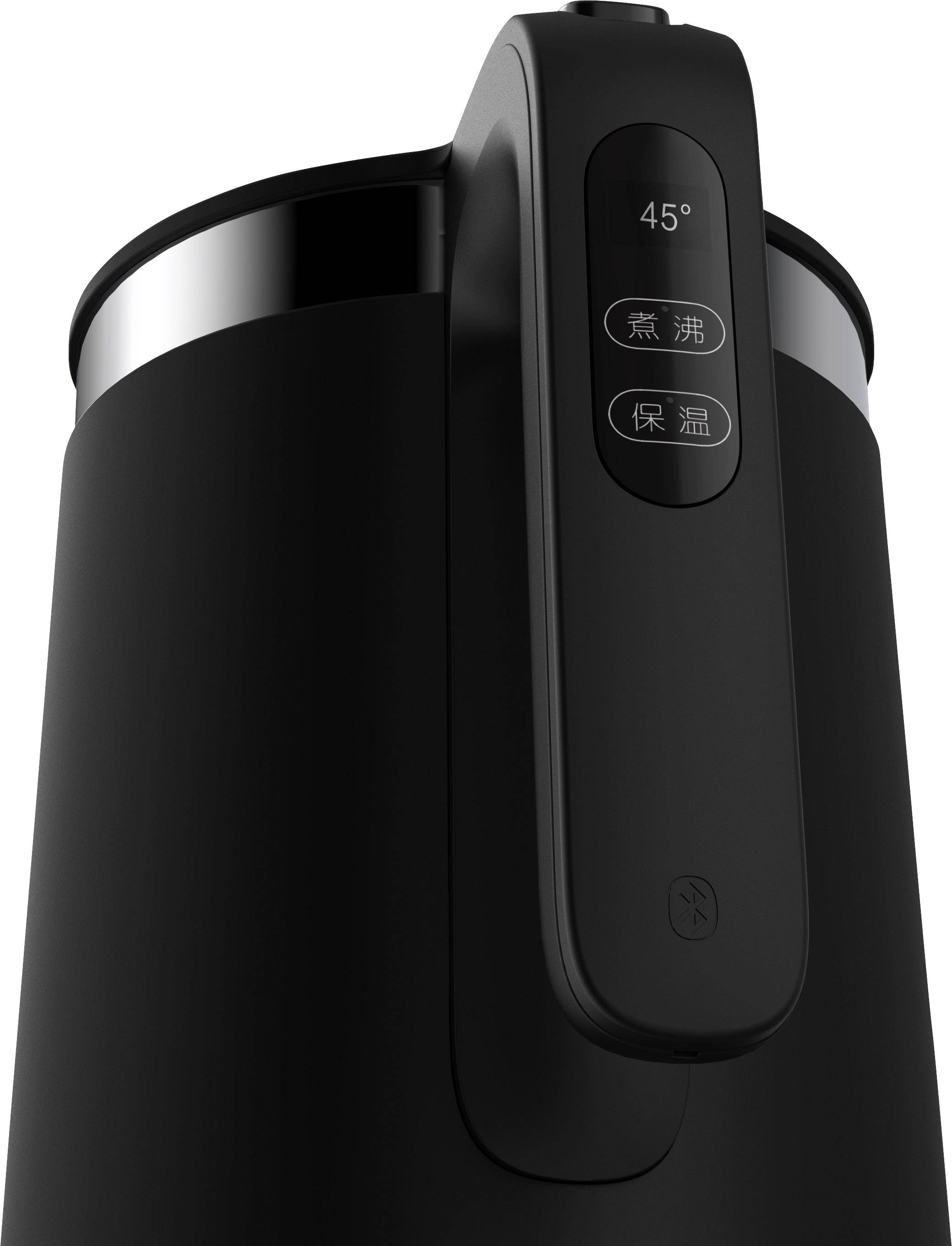 Viomi Smart Kettle Black Bouilloire sans fil, commandable par application, avec écran noir