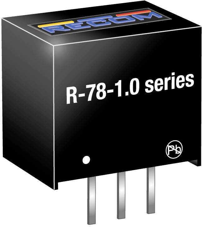 RECOM R-781.8-1.0 Convertisseur CC/CC pour circuits imprimés 1.8 1 A Nbr. de sorties: 1 x Contenu 1 pc(s)