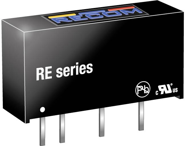 RECOM RE-123.3S Convertisseur CC/CC pour circuits imprimés 3.3 303 mA 1 W Nbr. de sorties: 1 x Contenu 1 pc(s)