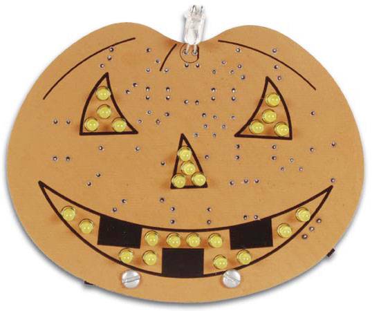 Whadda WSSA145 Citrouille d'Halloween Modèle (kit/module): kit à monter 9 V