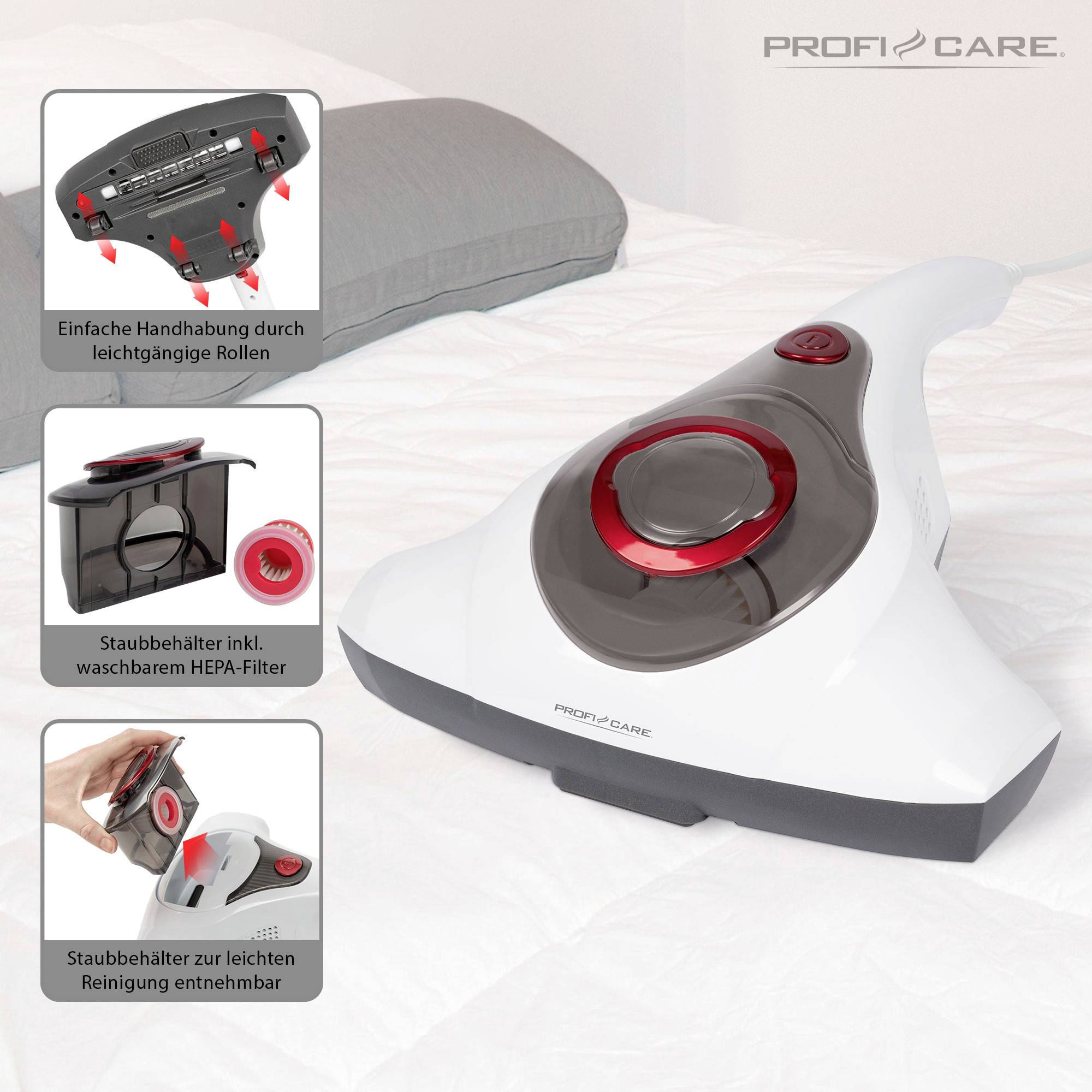 Profi-Care PC-MS 3079 330790 Nettoyeur pour matelas 300 W
