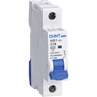 Chint 179601 NB1L Disjoncteur 1 pôle 13 A Chint 179601 NB1L Disjoncteur 1 pôle 13 A