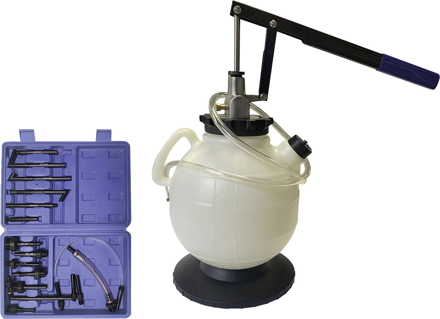 Kunzer 7OEG18.1 Remplissage d'huile professionnel avec 18 adaptateurs