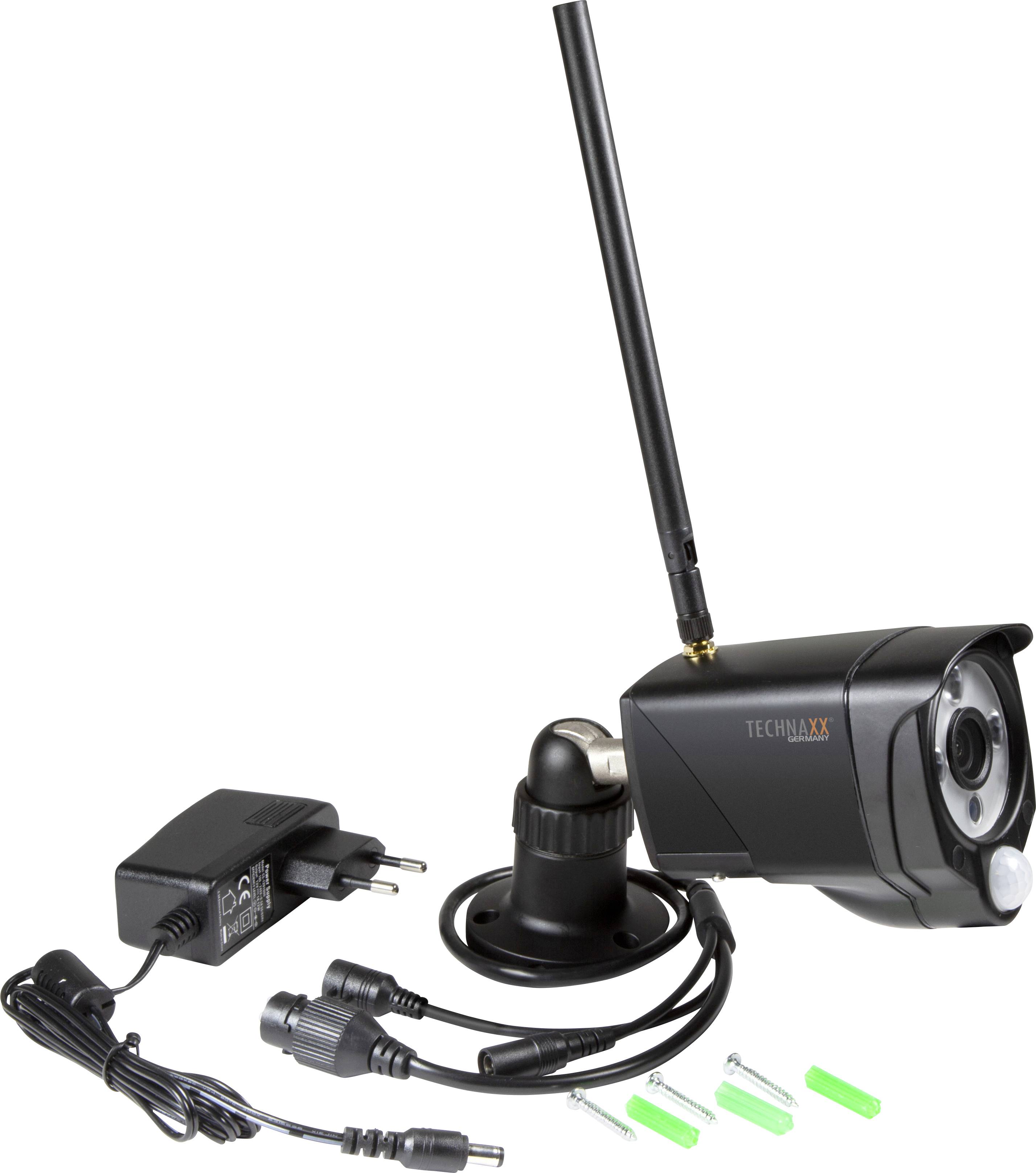 Technaxx TX-145 4881 Wi-Fi, Ethernet, sans fil, filaire IP-Caméra de surveillance1 canal1920 x 1080 pixels