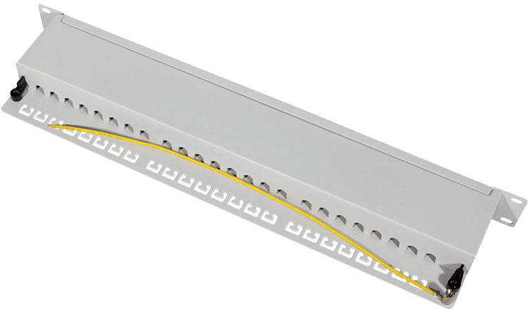 LogiLink NP0060 24 ports Panneau de brassage 483 mm (19") CAT 6a 1 UH gris
