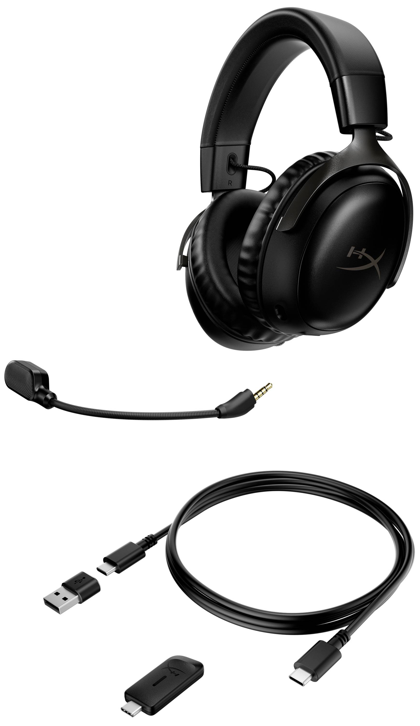 HyperX Cloud III WL BLK GAM HS Gaming Micro-casque supra-auriculaire sans fil Stereo noir