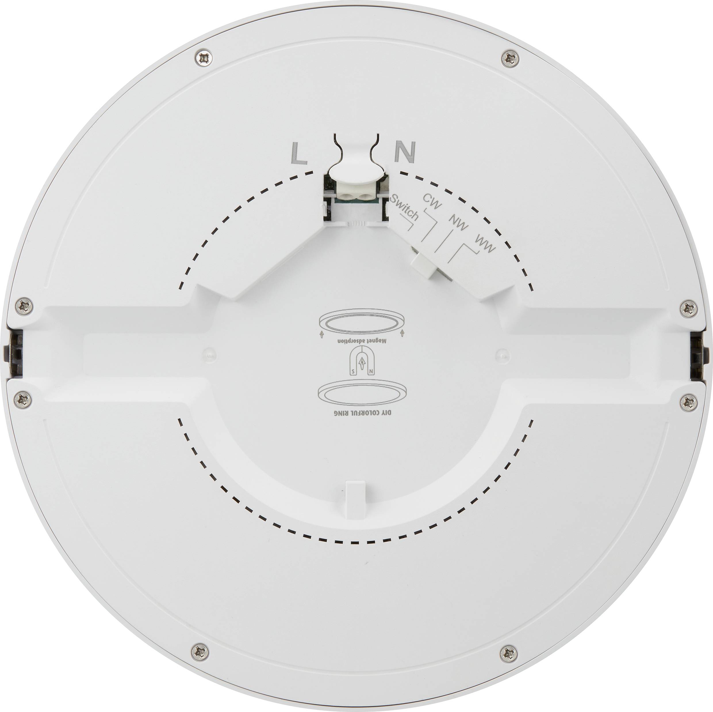 Sygonix SY-4671338 Luminaire à LED encastrable LED LED intégrée 18 W blanc