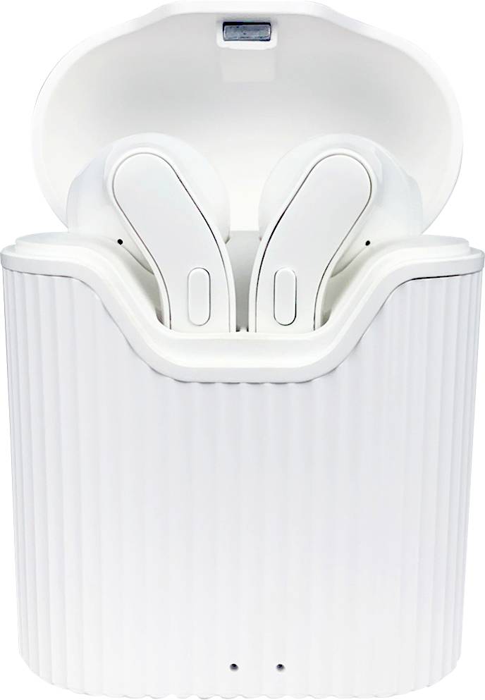 Felixx Premium AERO light Micro-casque intra-auriculaire Bluetooth blanc micro-casque, Affichage de la charge de la batterie