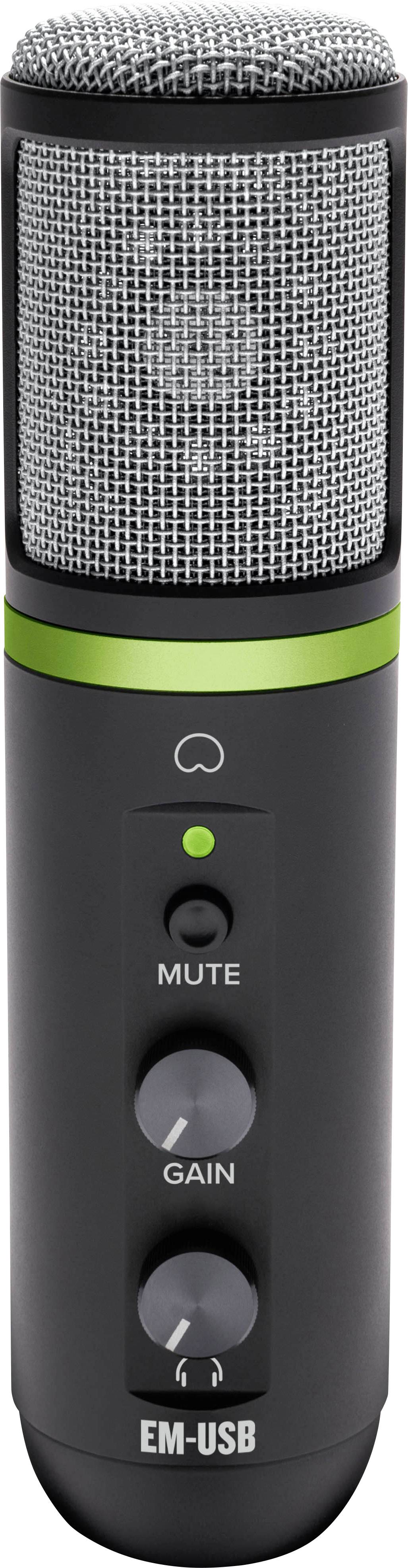 Mackie EM-USB Sur pied Micro Type de transmission (détails):filaire USB-C® filaire