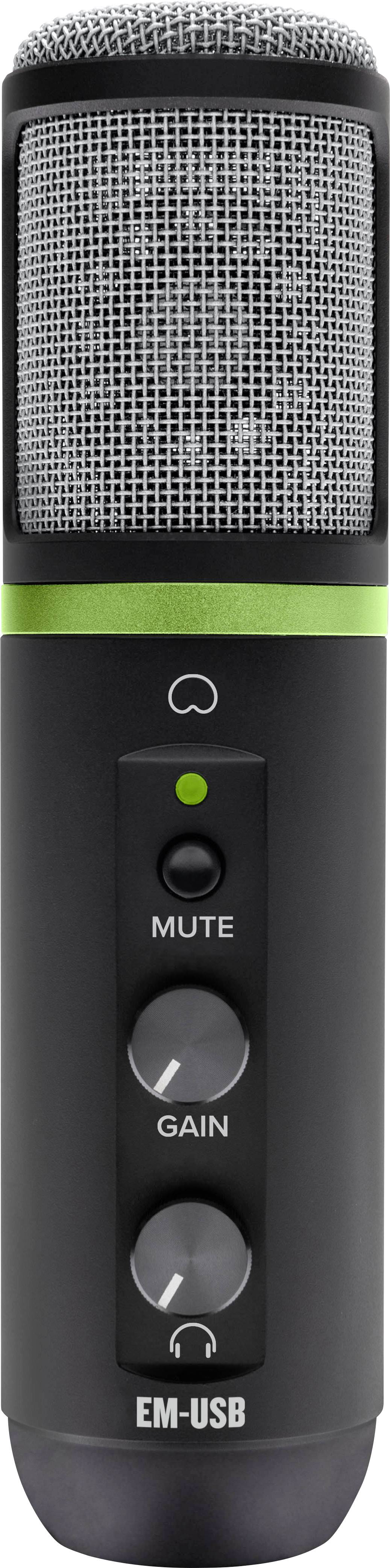 Mackie EM-USB Sur pied Micro Type de transmission (détails):filaire USB-C® filaire