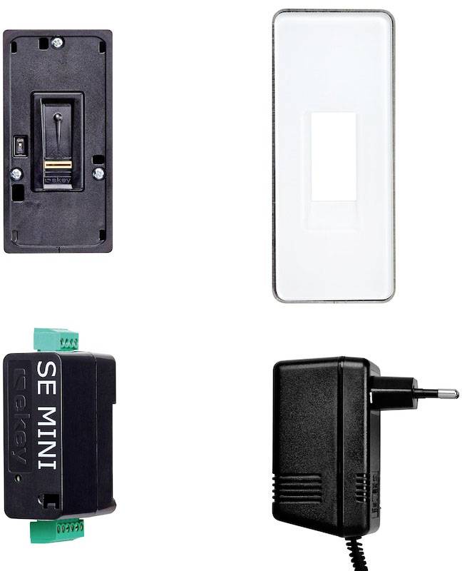 EKEY 101864 Système d'accès par badge RFID/ biométrique mural, rail DIN