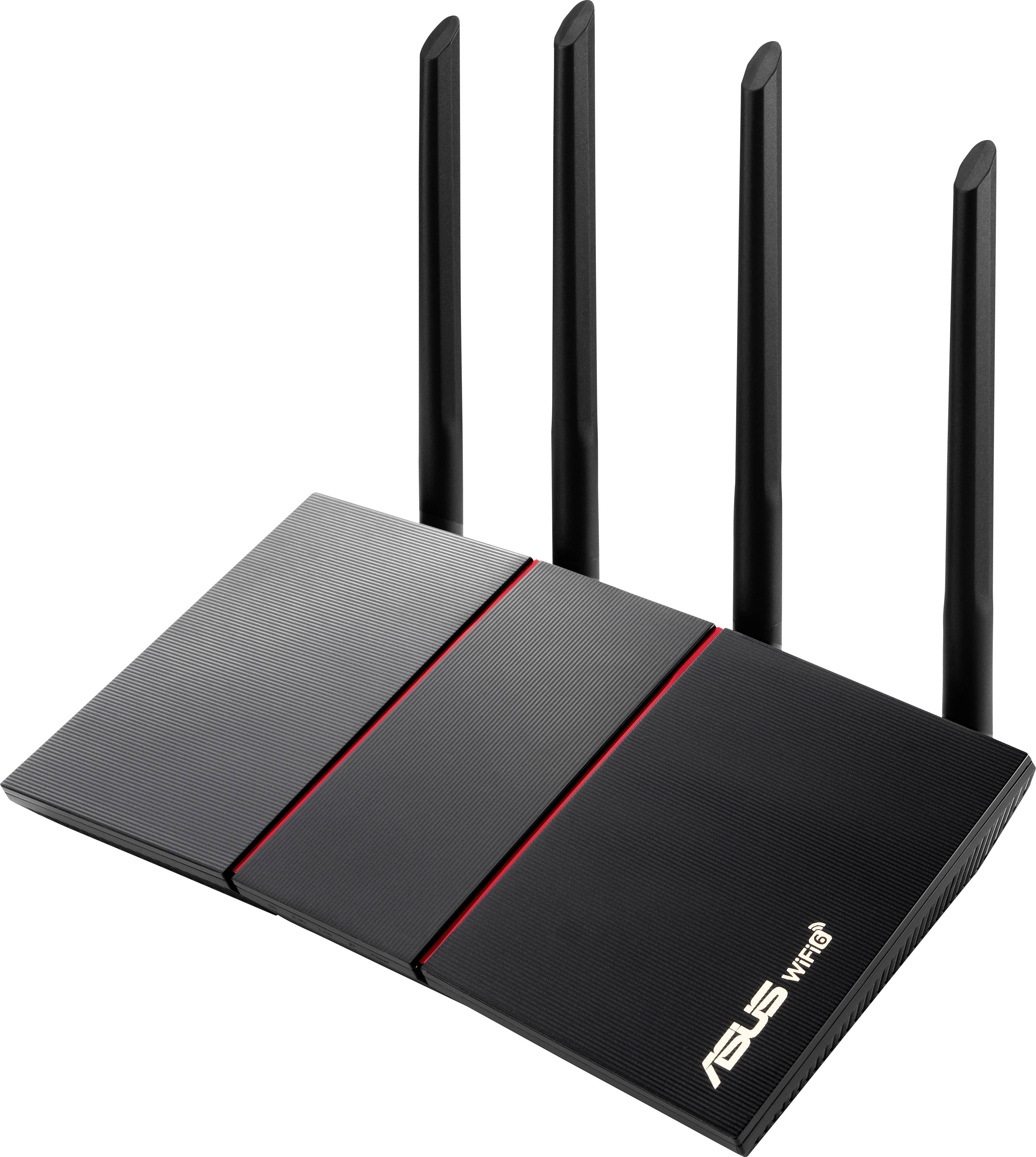 Asus RT-AX55 AX1800 AiMesh Routeur Wi-Fi 5 GHz, 2.4 GHz