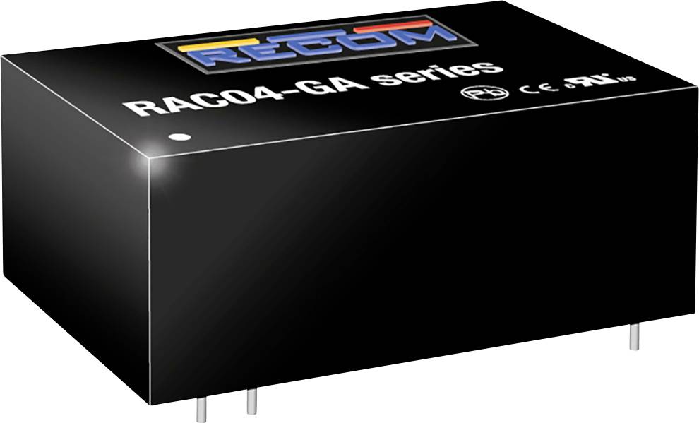 RECOM RAC04-12SGA Alimentation CA/CC pour circuits imprimés 12 V 4 W