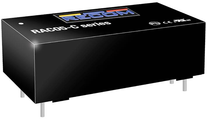 RECOM RAC05-24SC Alimentation CA/CC pour circuits imprimés 24 V 5 W