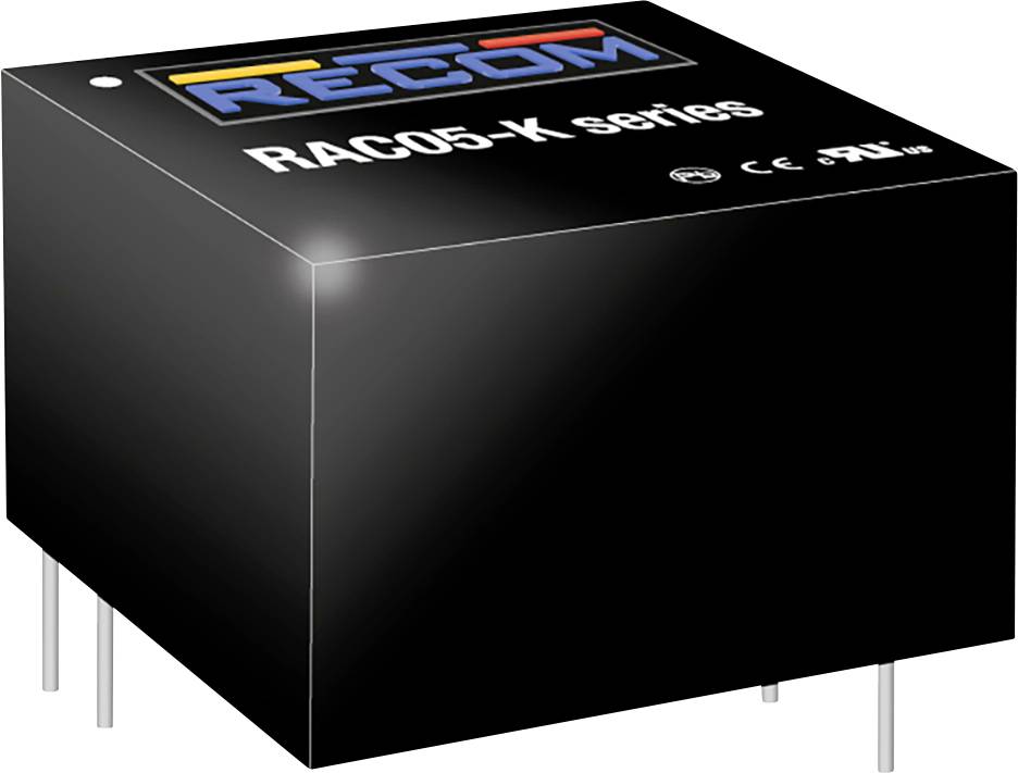 RECOM RAC05-15SK Alimentation CA/CC pour circuits imprimés 15 V 5 W