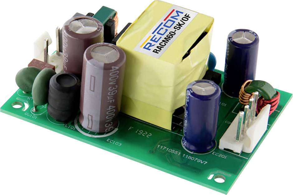 RECOM RACM60-24SK/OF Module d'alimentation CA/CC, ouvert 24 V 1 pc(s)