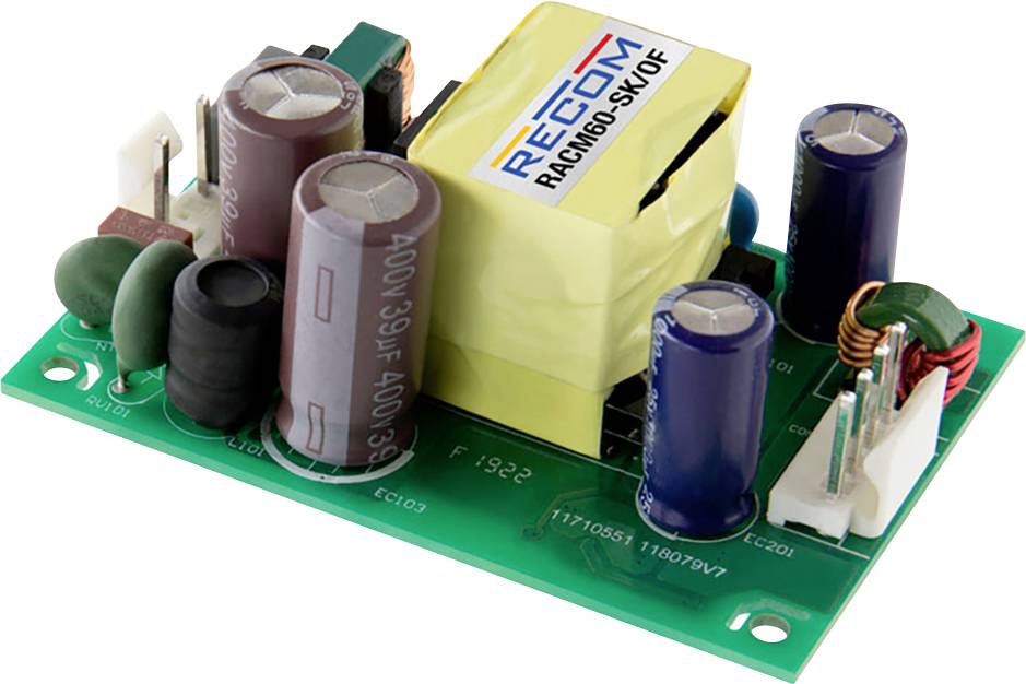 RECOM RACM60-12SK/OF Module d'alimentation CA/CC, ouvert 12 V 1 pc(s)