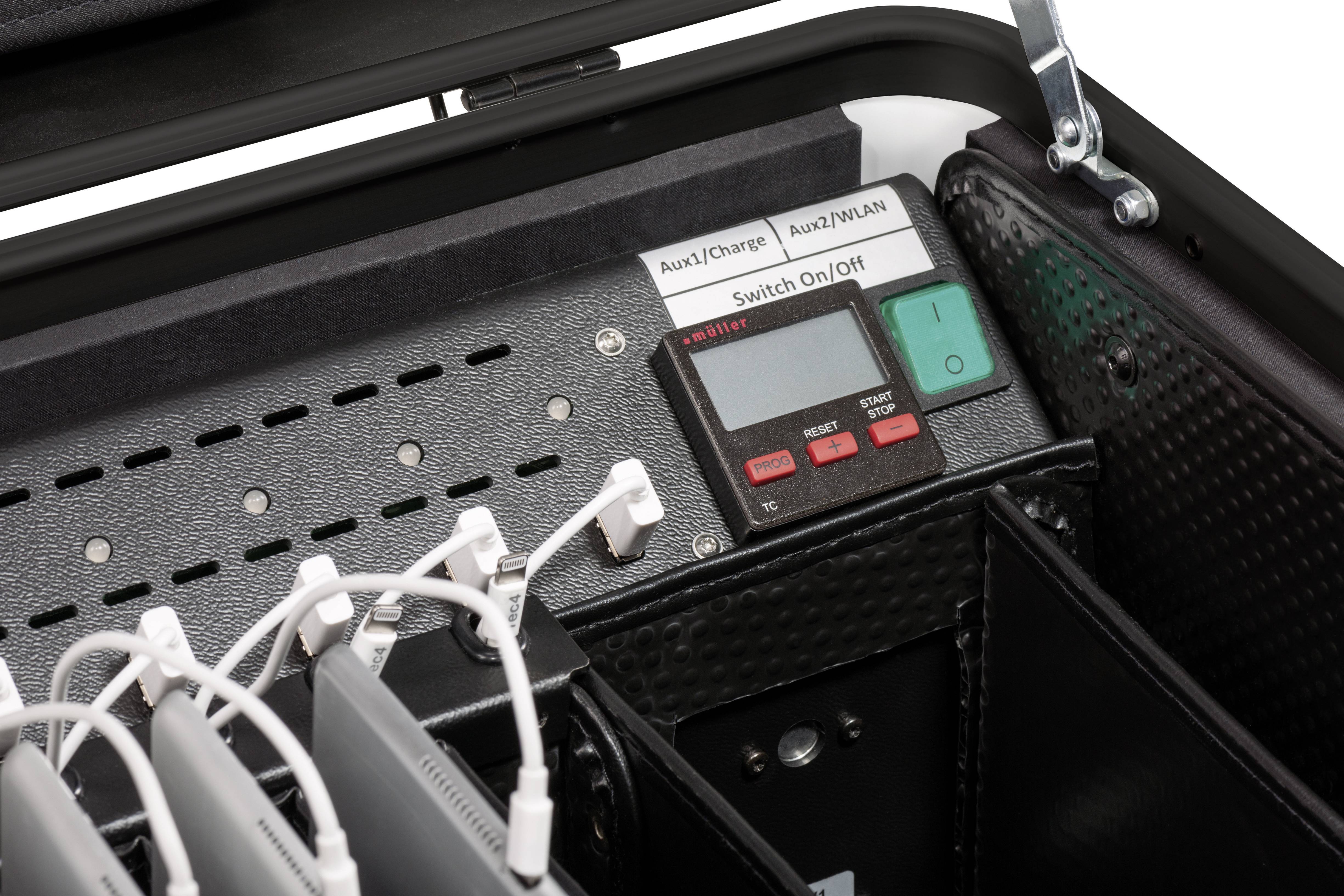 Parat i10 Système de charge et de rangement chariot Tous les iPad de génération 4 et plus, et mini, Sauf Pro 12,9» câblé pour