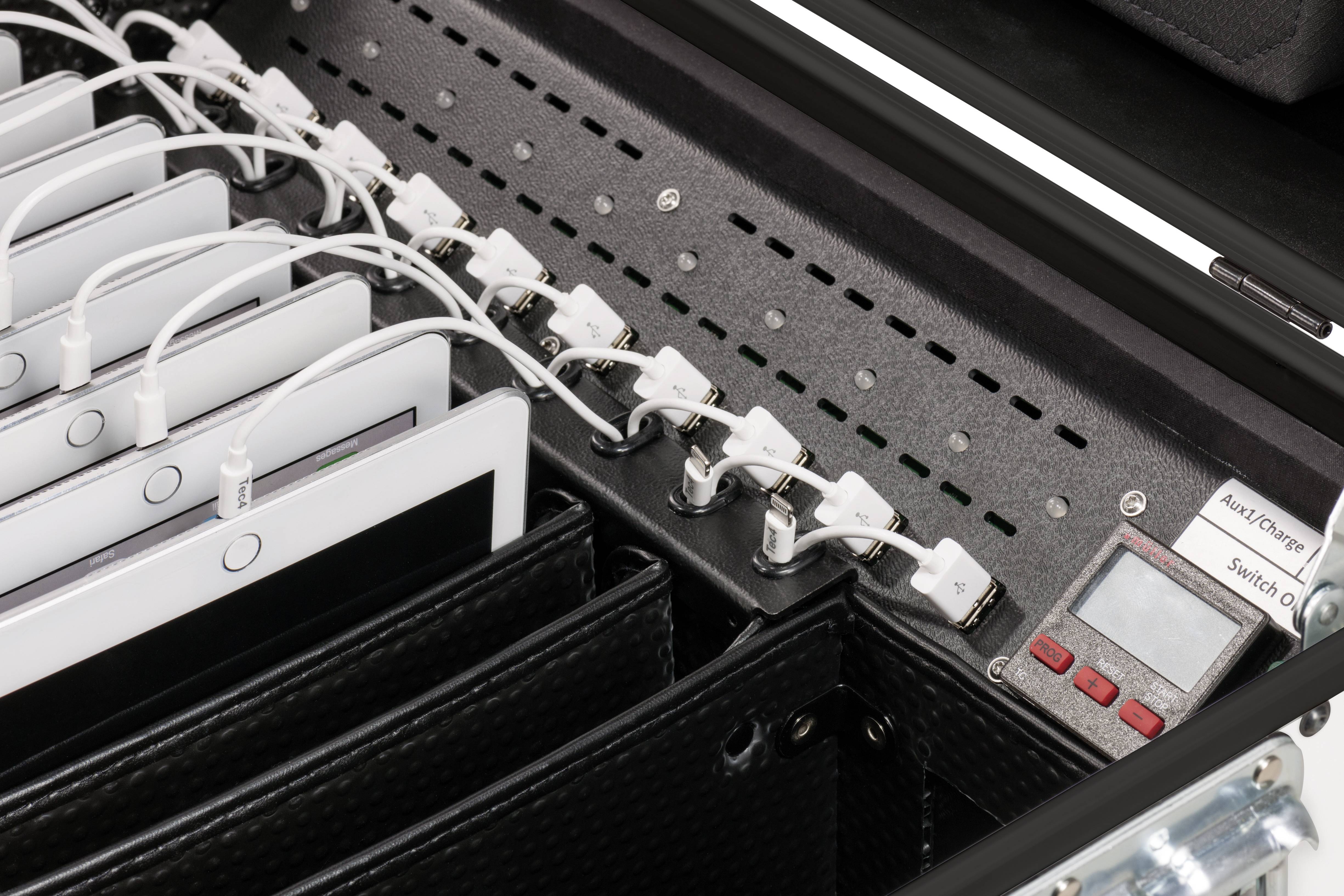 Parat i10 Système de charge et de rangement chariot Tous les iPad de génération 4 et plus, et mini, Sauf Pro 12,9» câblé pour