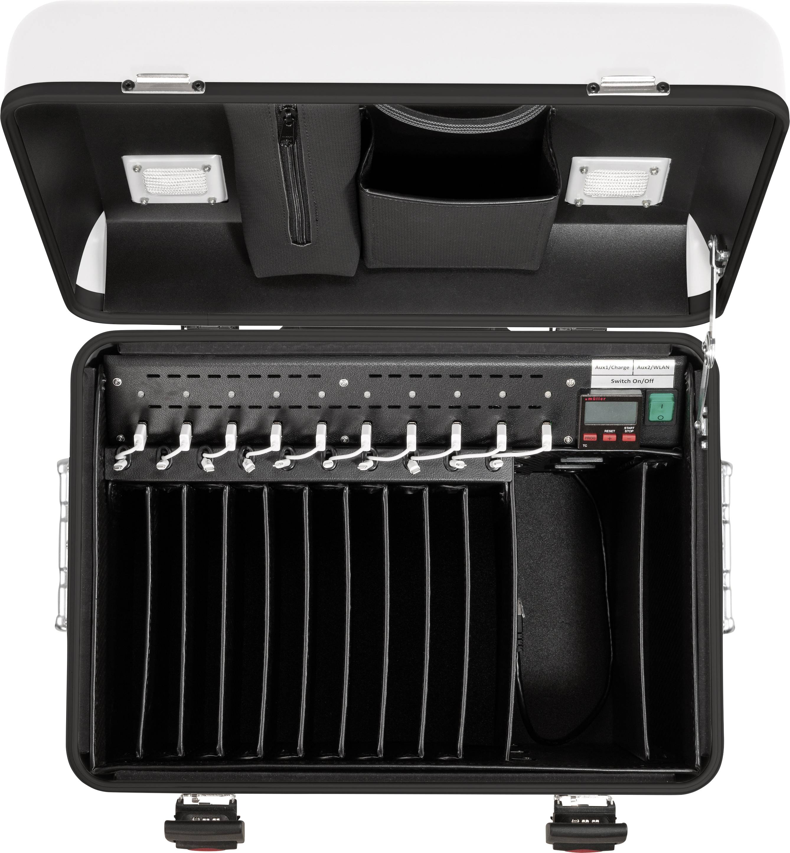 Parat i10 Système de charge et de rangement chariot Tous les iPad de génération 4 et plus, et mini, Sauf Pro 12,9» câblé pour