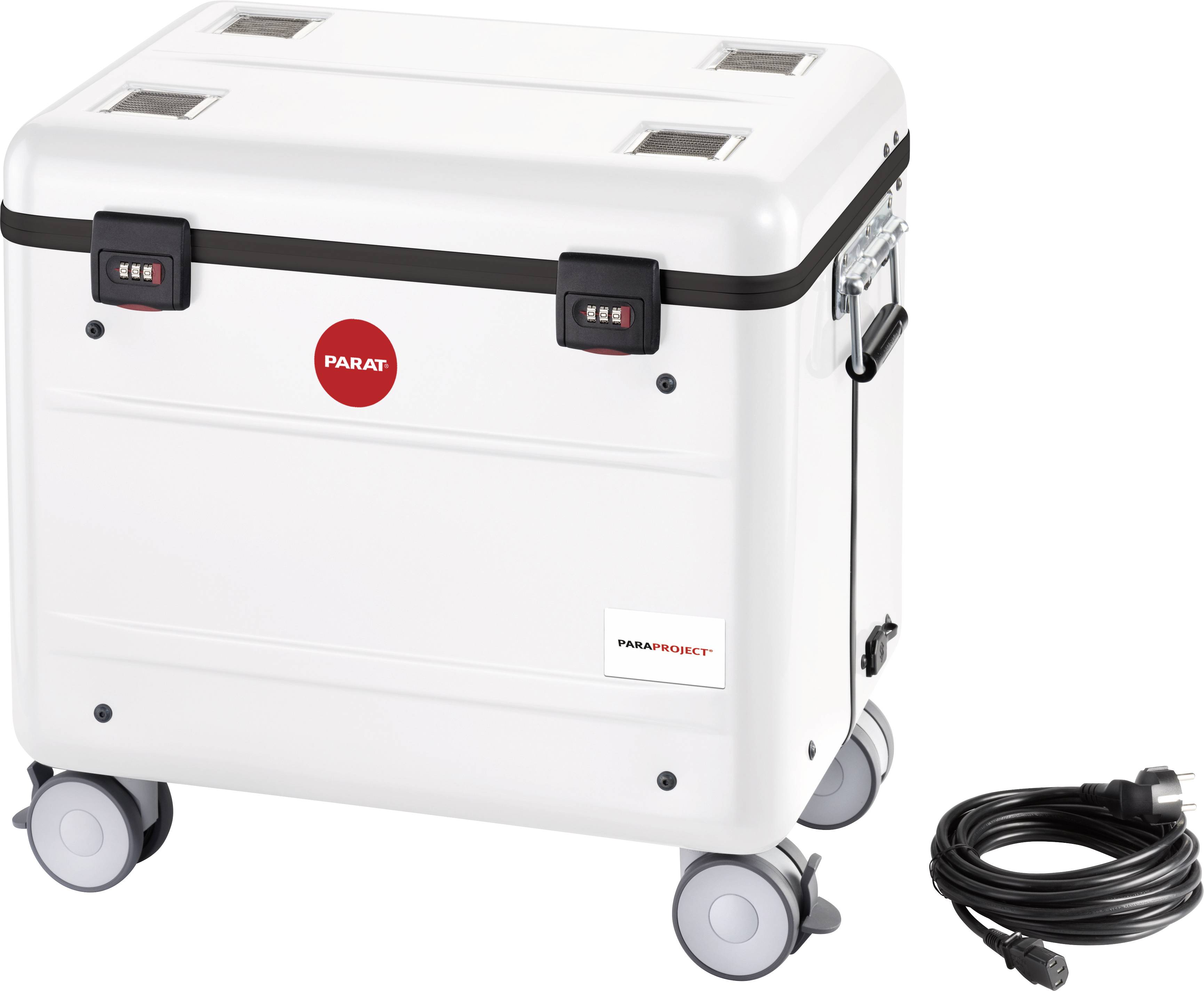 Parat PARAPROJECT® C10 Système de charge et de rangement chariot Chromebook, Ultrabook, Ordinateurs portables jusqu'à 39,6 cm