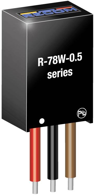 RECOM R-78W3.3-0.5 Convertisseur CC/CC pour circuits imprimés 500 mA Nbr. de sorties: 1 x Contenu 1 pc(s)
