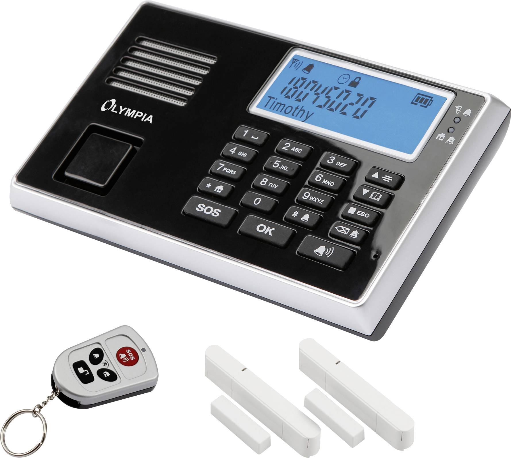 Olympia Protect 9030 Plus 6140 Pack alarme sans fil + accessoires