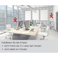 Afficheur du niveau de CO2 SignalSet Werma Signaltechnik 649.000.10 rouge, jaune, vert 1 set Afficheur du niveau de CO2 SignalSet Werma Signaltechnik 649.000.10 rouge, jaune, vert 1 set
