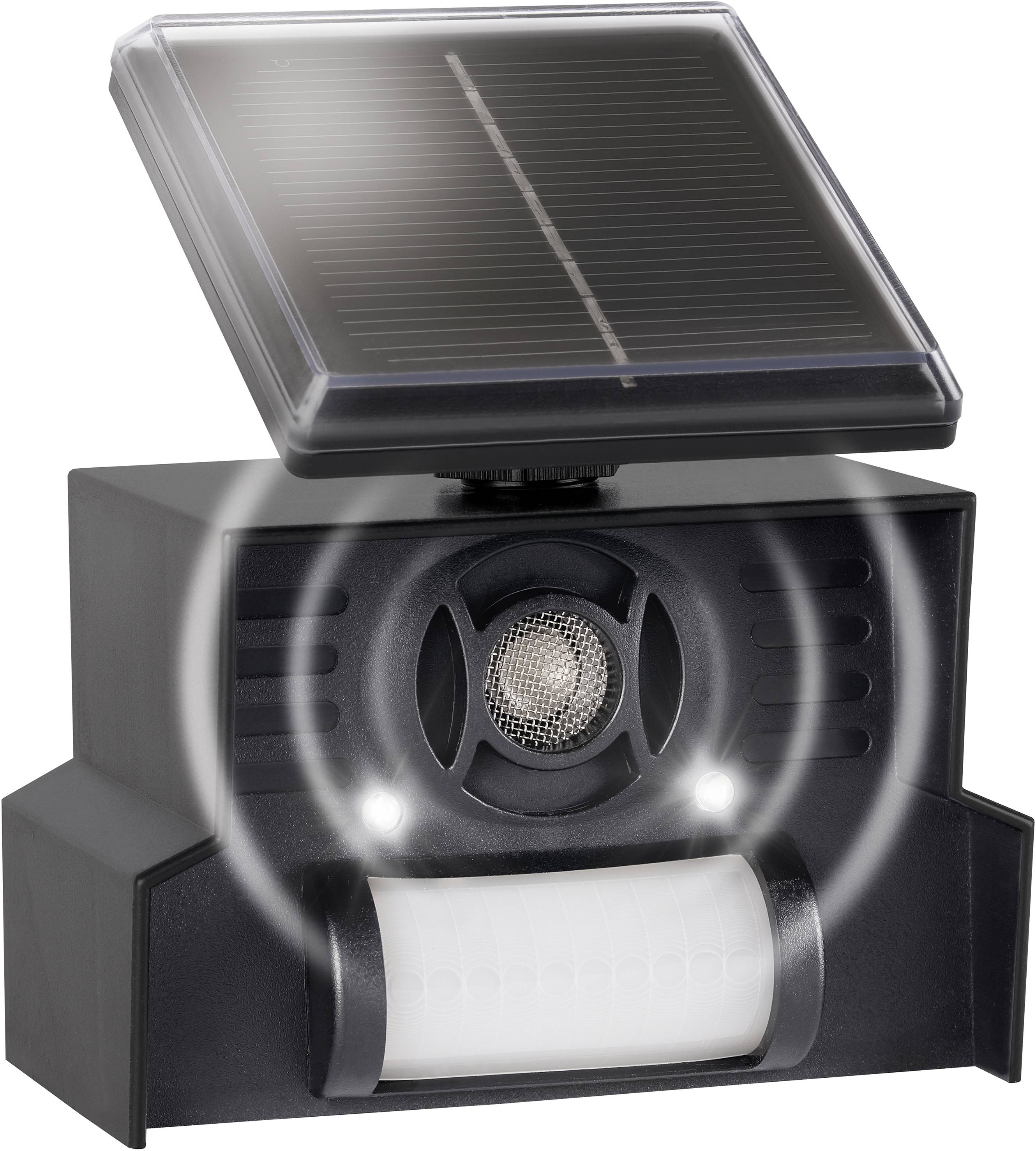Répulseur d'animaux Gardigo Type de fonctions à ultrason, éclairage LED Champ d'action 45 m² 1 pc(s)