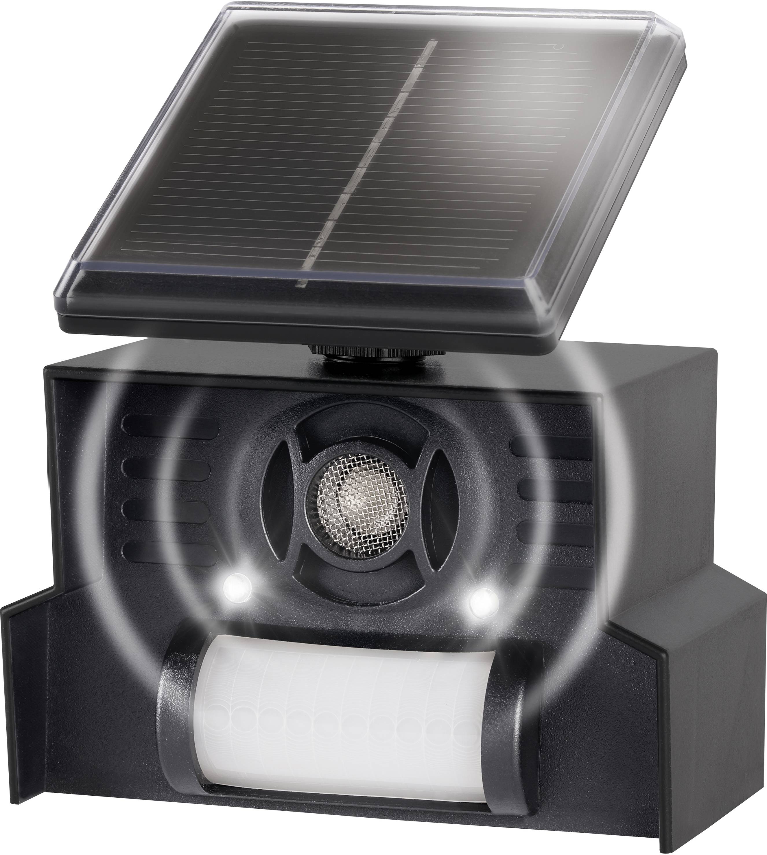 Répulseur d'animaux Gardigo Type de fonctions à ultrason, éclairage LED Champ d'action 45 m² 1 pc(s)