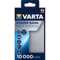 Varta Power Bank Fast Energy 10000 Powerbank (batterie supplémentaire) 10000 mAh Quick Charge 3.0 LiPo USB-C® gris Varta Power Bank Fast Energy 10000 Powerbank (batterie supplémentaire) 10000 mAh Quick Charge 3.0 LiPo USB-C® gris