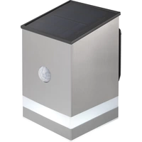 Sygonix SY-4677498 Applique LED extérieure avec détecteur de mouvement LED SMD LED intégrée 1.5 W acier inoxydable Sygonix SY-4677498 Applique LED extérieure avec détecteur de mouvement LED SMD LED intégrée 1.5 W acier inoxydable