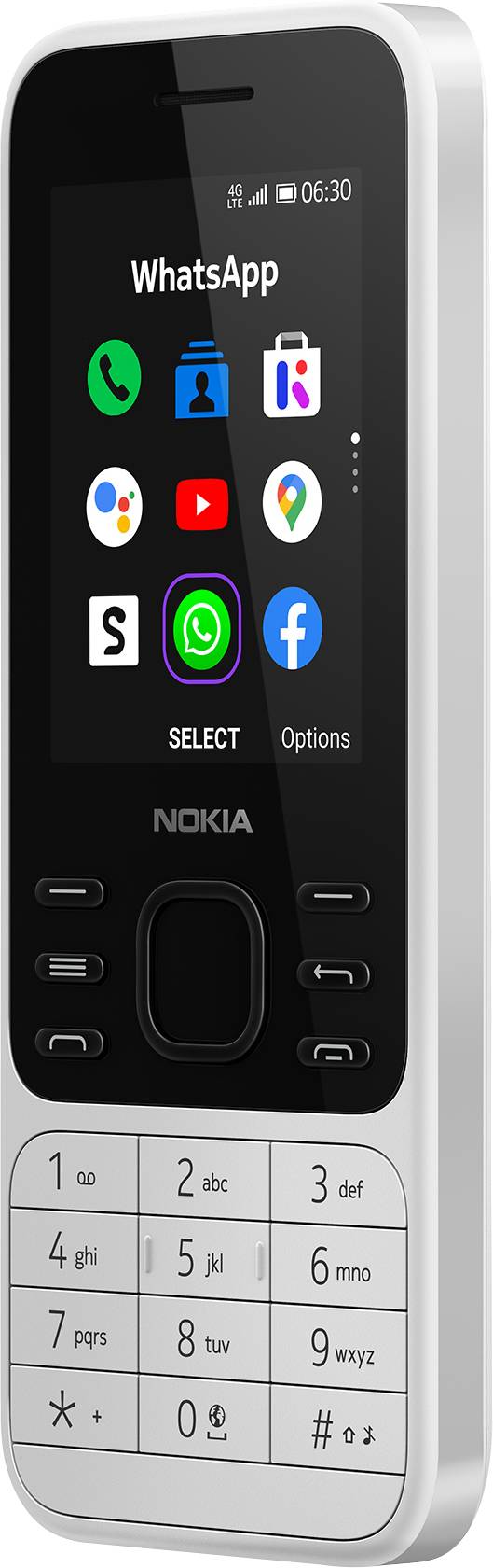 Nokia 6300 4G (Leo) Téléphone portable blanc