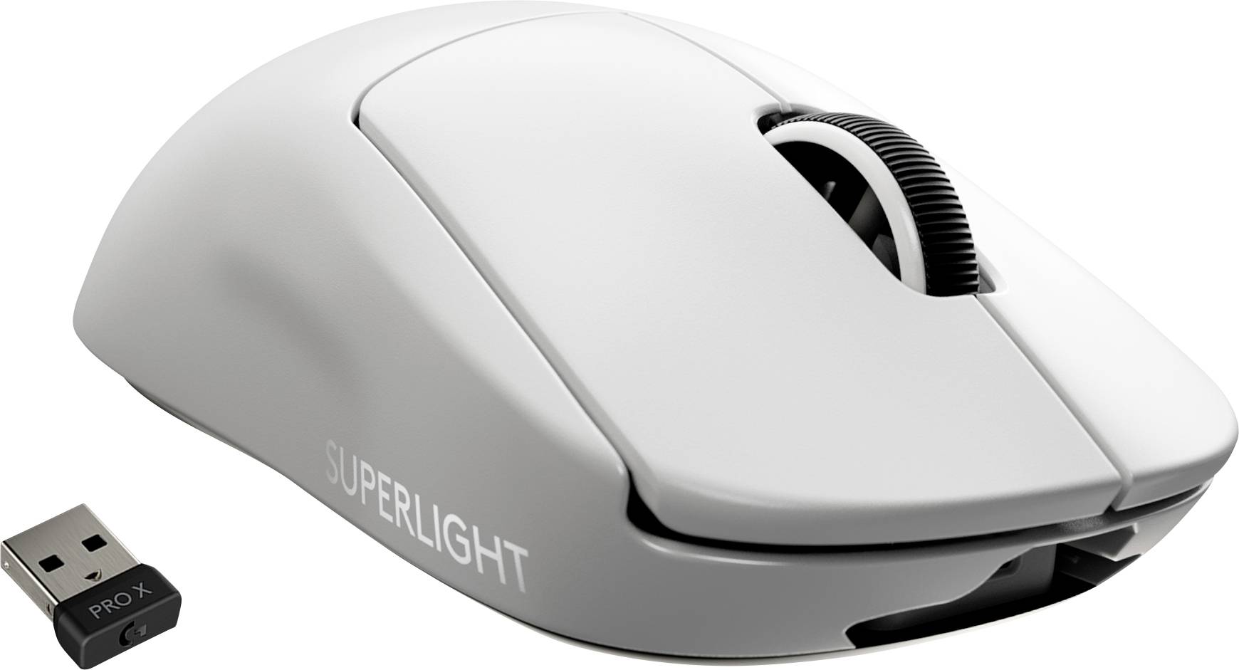 Logitech PRO X SUPERLIGHT Souris de gaming radio optique blanc 5 Boutons 16000 dpi rechargeable