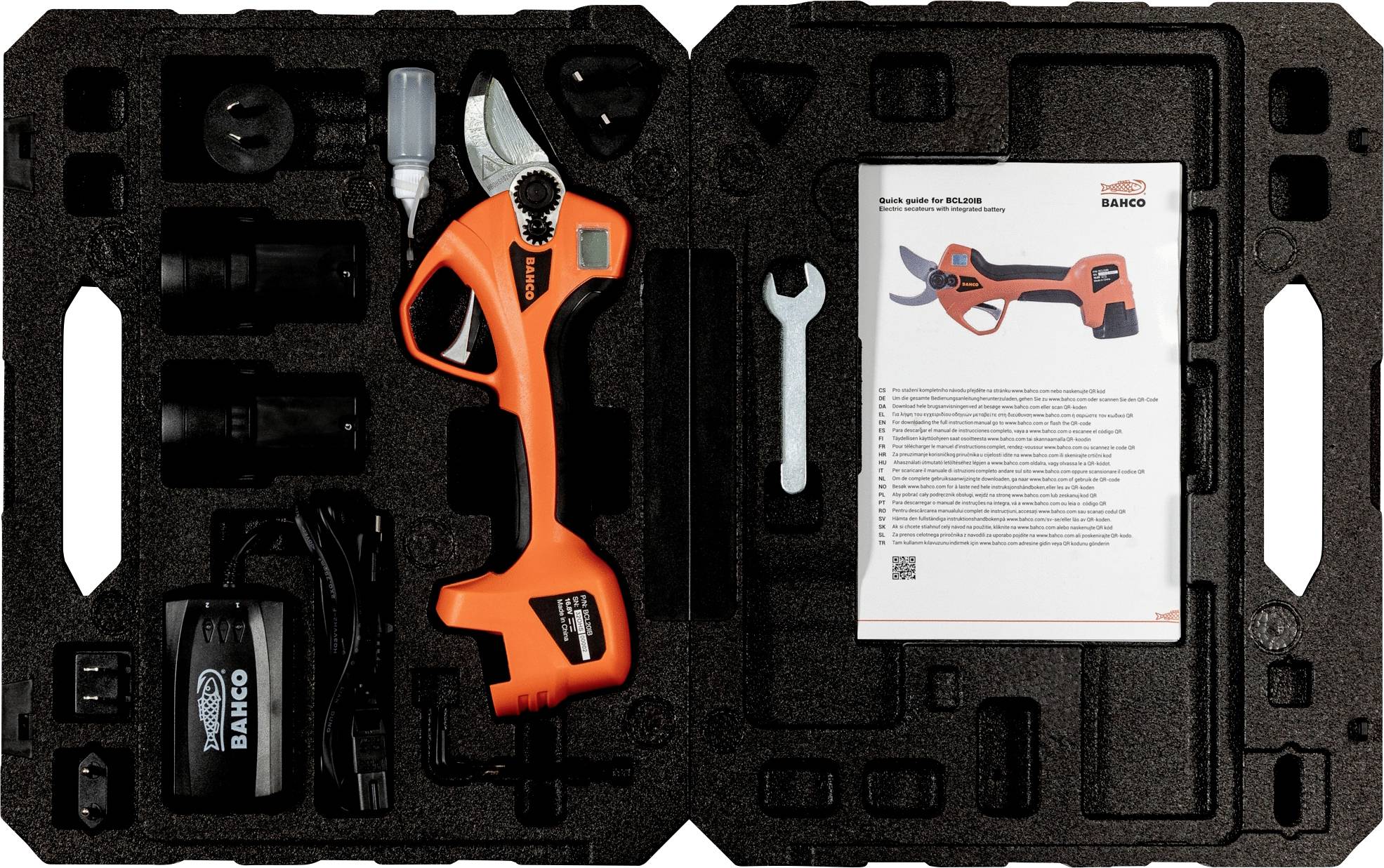 Bahco BCL20IB Sécateur 285 mm enclume