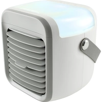 X4-LIFE Refroidisseur d'air (L x l x H) 15.2 x 17.4 x 17.3 cm avec batterie, avec éclairage, avec lumières d'ambiance au choix X4-LIFE Refroidisseur d'air (L x l x H) 15.2 x 17.4 x 17.3 cm avec batterie, avec éclairage, avec lumières d'ambiance au choix