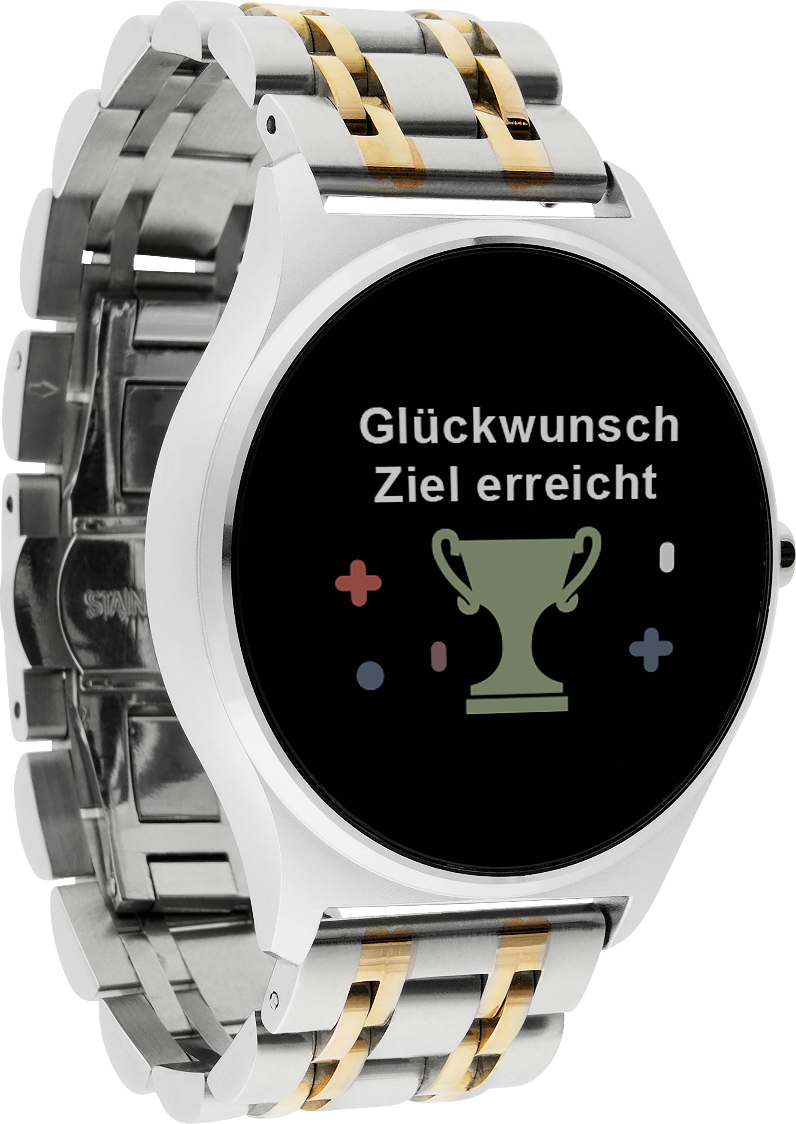 X-WATCH Joli XW PRO Montre connectée 45 mm argent