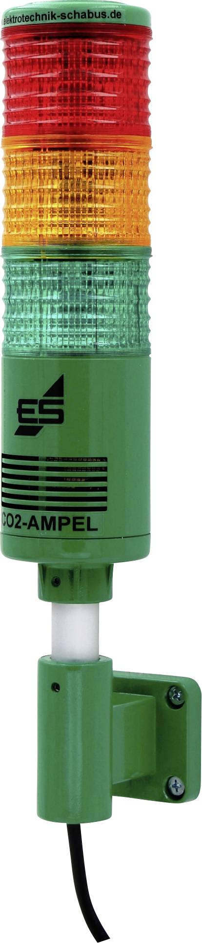 Schabus School Capteur de qualité de l'air avec capteur interne sur secteur Gaz détecté dioxyde de carbone