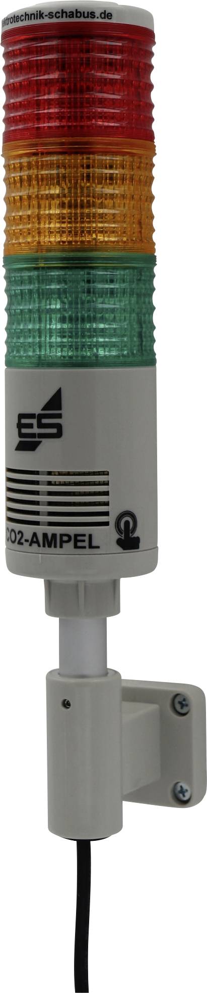 Schabus Factory Capteur de qualité de l'air avec capteur interne sur secteur Gaz détecté dioxyde de carbone