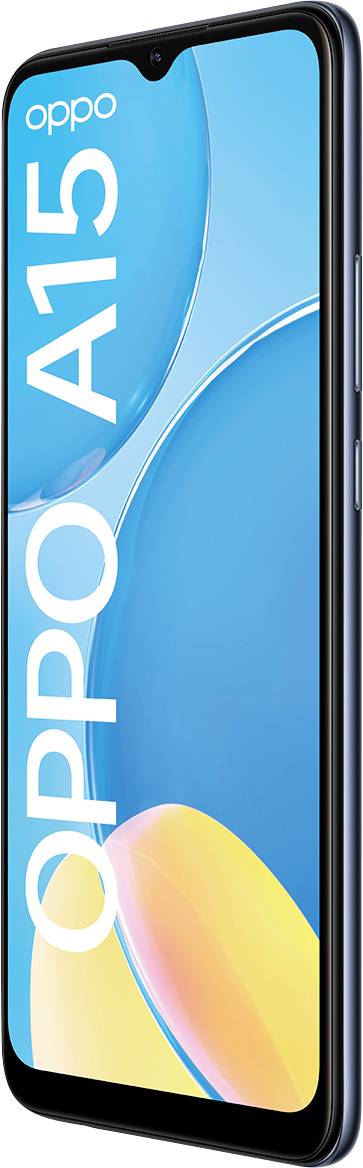 OPPOA15;Smartphone double SIM 4G32 GB;6.5 pouces;16.5 cm() double SIMAndroid™ 10noir