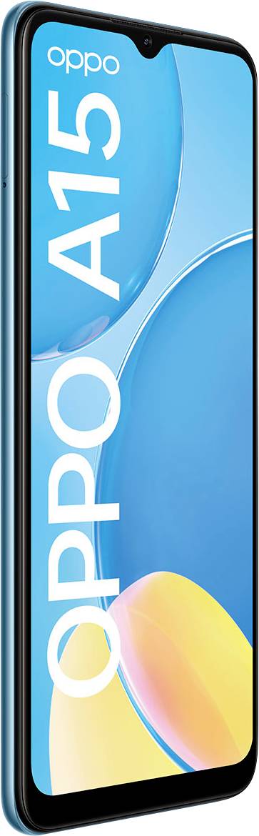 OPPOA15;Smartphone double SIM 4G32 GB;6.52 pouces;16.6 cm() double SIMAndroid™ 10bleu