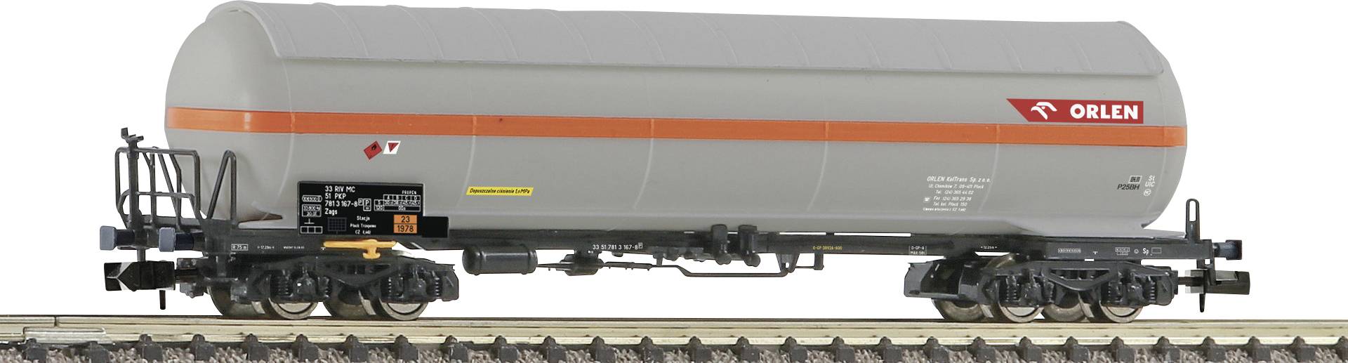 Fleischmann 849109 N wagons-citernes à gaz comprimé de la PKP