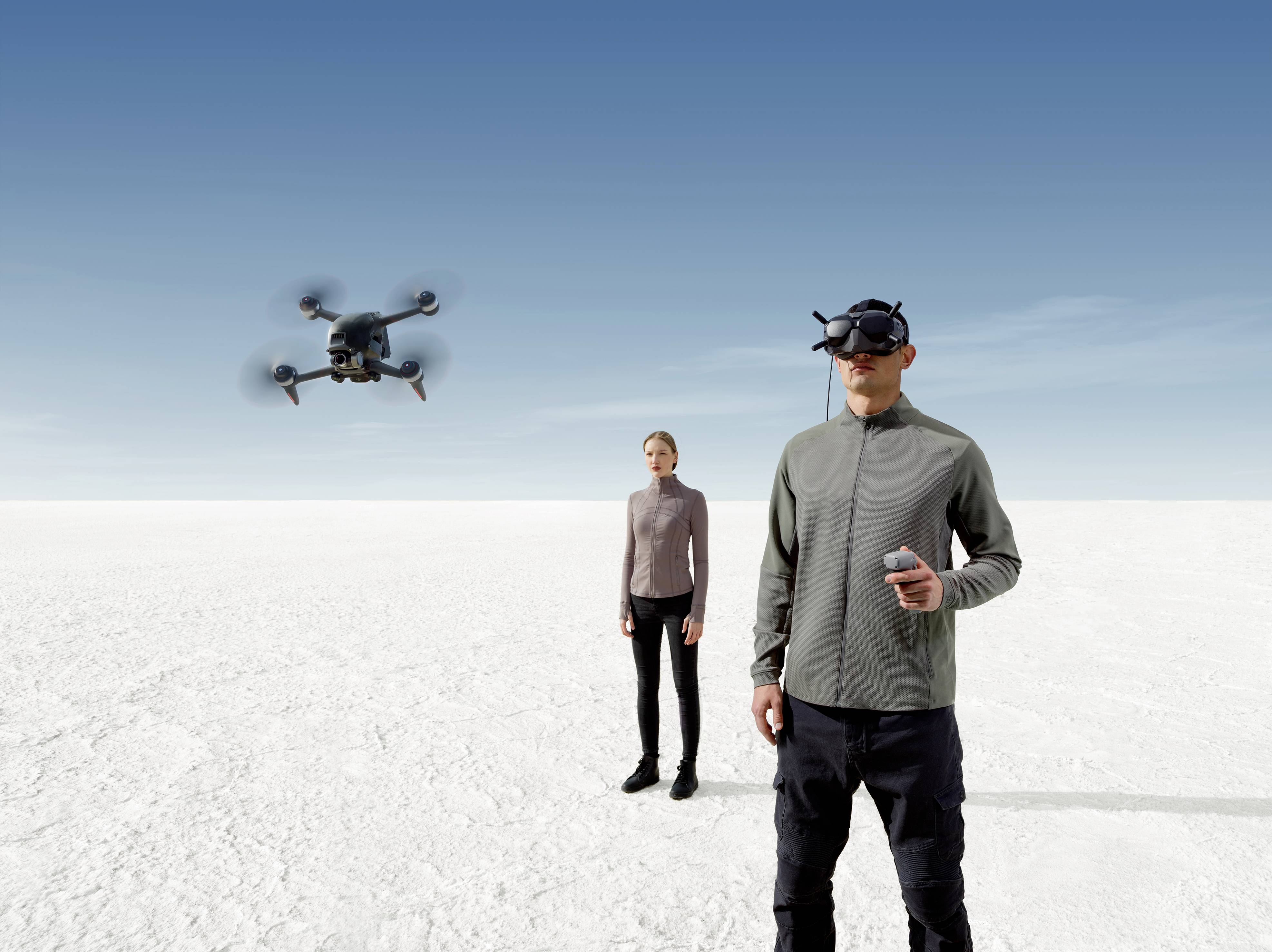 Drone de course DJI FPV COMBO prêt à voler (RtF) professionnel, prises de vue aériennes, fonction GPS, pilotage en immersion