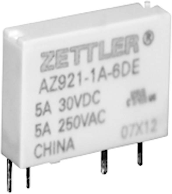 Zettler Electronics AZ921-1A-12DEF Relais pour circuits imprimés 12 V/DC 5 1 NO (T)