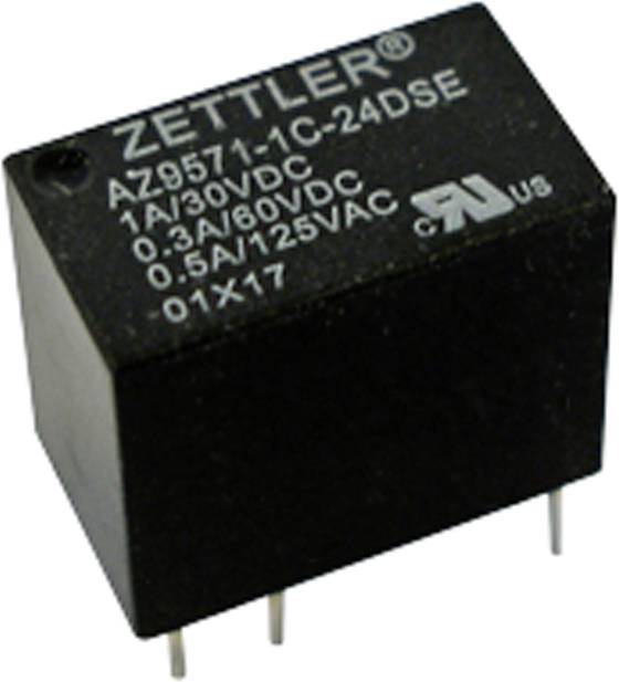 Zettler Electronics AZ9571-1C-5DSE Relais pour circuits imprimés 5 V/DC 1 1 inverseur (RT)
