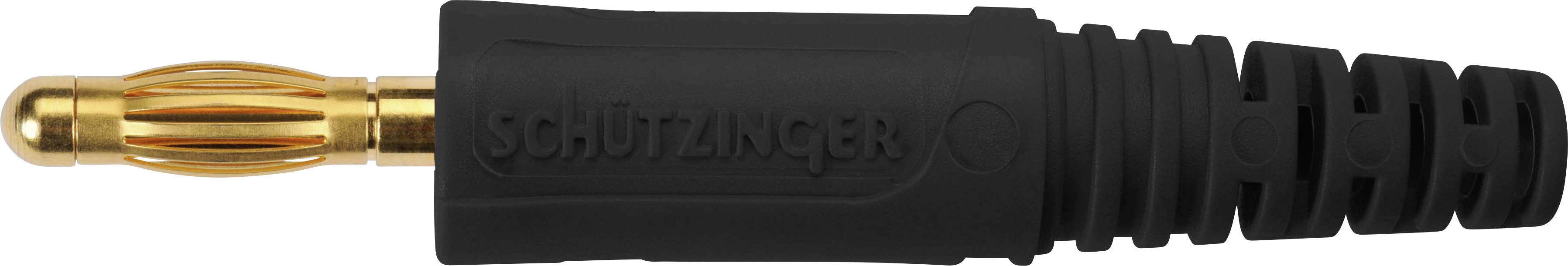 Schützinger DI FK 9 S Au / SW Fiche à ressort noir 1 pc(s)
