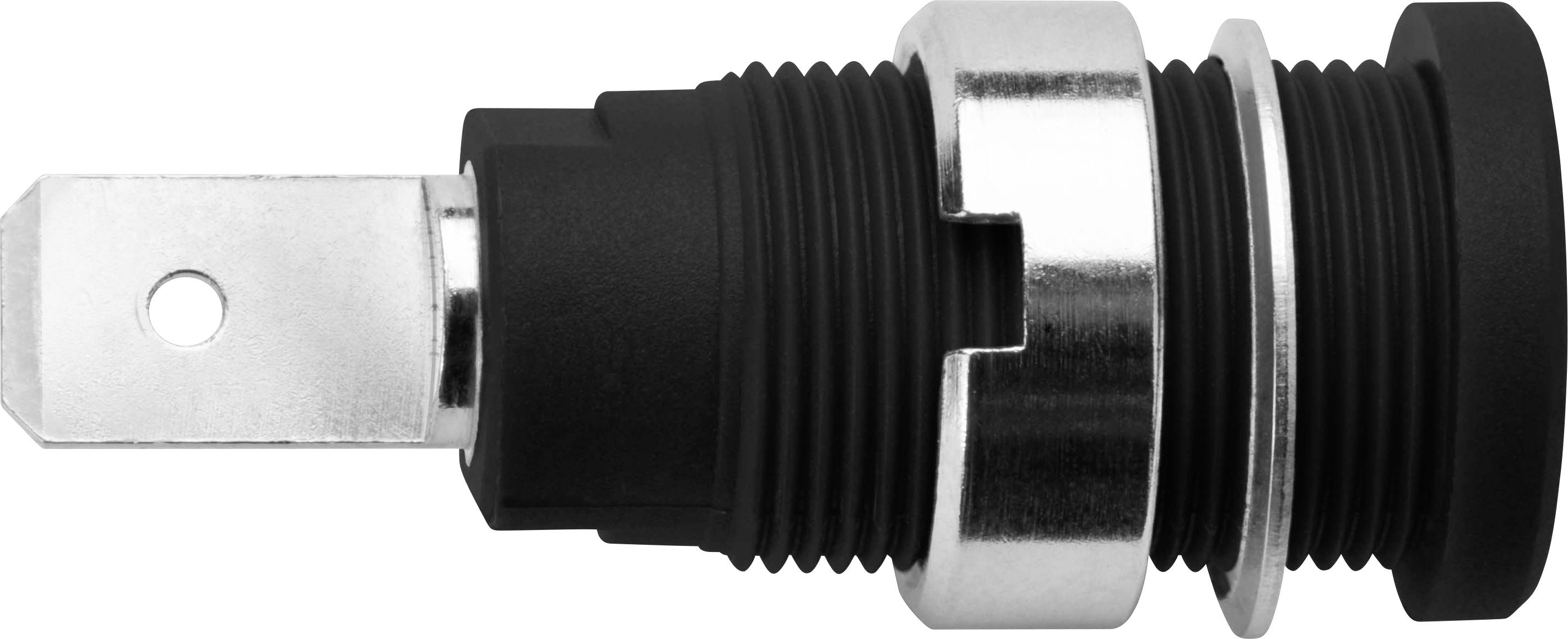 Schützinger DI SEB 6452 Ni / SW Prise encastrée de sécurité noir